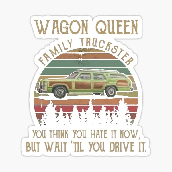 Wagon Queen Family Truckster Vintage Sticker