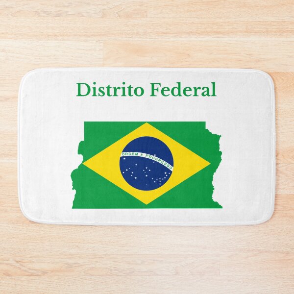 Item preview, Federal District Brazil Map Flag, Brazil designed and sold by marosharaf.