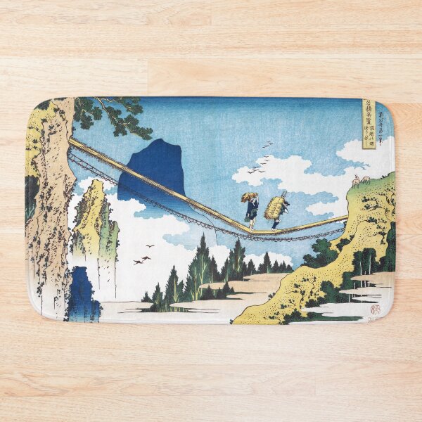 Item preview, The Suspension Bridge on the Border of Hida and Etchu Provinces designed and sold by Takeda-art.