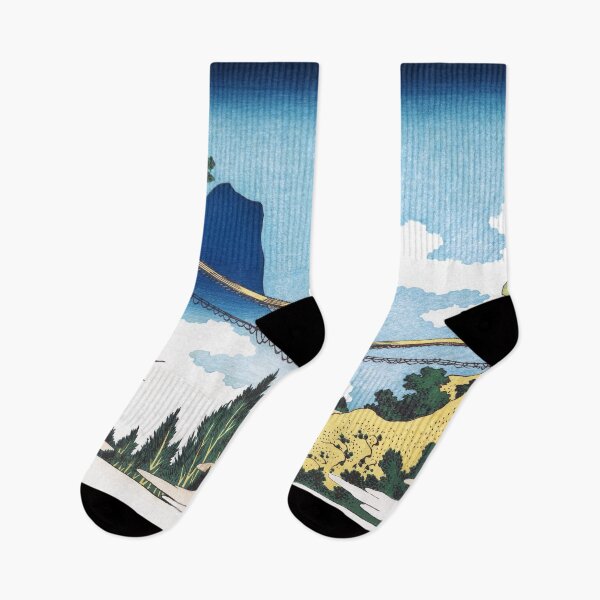 Item preview, The Suspension Bridge on the Border of Hida and Etchu Provinces designed and sold by Takeda-art.