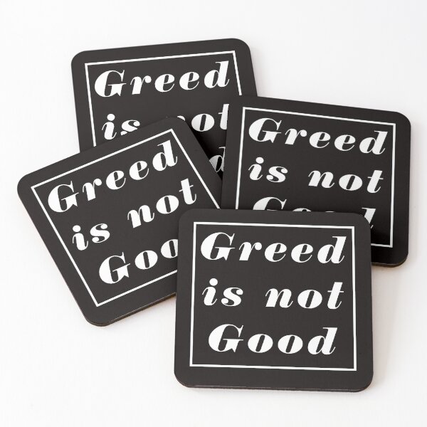 Item preview, Greed is not Good designed and sold by Mounir Ameur Ali.