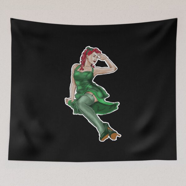 Item preview, Saluting Pin Up girl  designed and sold by SilentlyRob668.