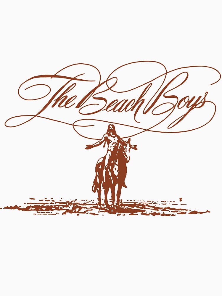 Discover Bravado The Beach Boys Script Logo Horse Classic T-Shirt