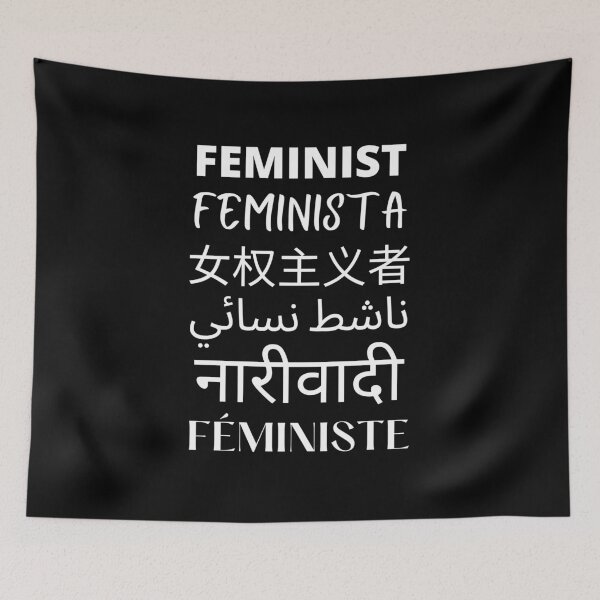 Item preview, Global Feminist Multicultural Multilingual designed and sold by PoliticalJam.