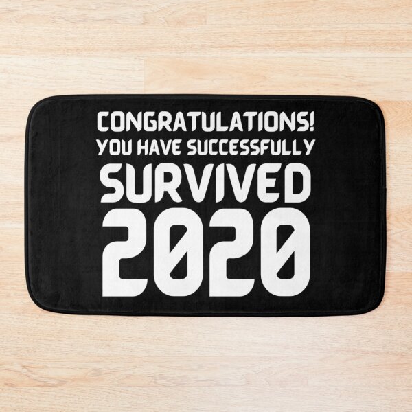Item preview, Congratulations! You Have Successfully Survived 2020 Happy New Years Eve Funny Cheerful Memes Slogan New years Man's & Woman's T-Shirt designed and sold by Wanneer T-shirts Praten.