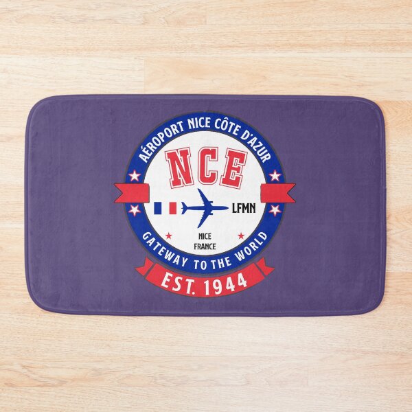 Item preview, NCE Nice Airport France - Vintage Design designed and sold by FouDeeziner.