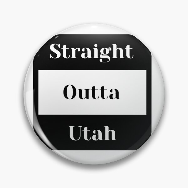 Item preview, Straight outta Utah designed and sold by Captionator.
