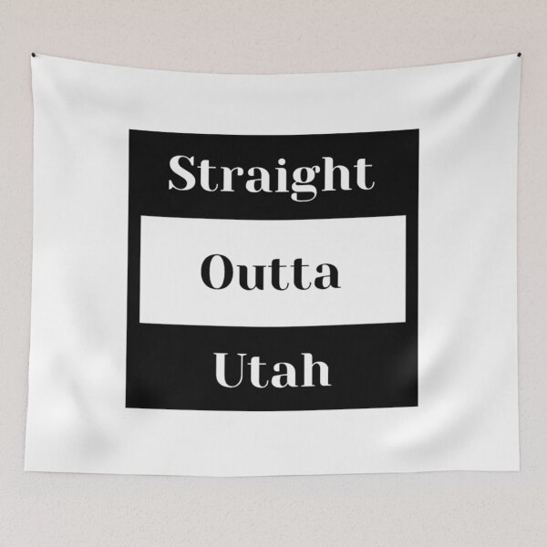 Item preview, Straight outta Utah designed and sold by Captionator.