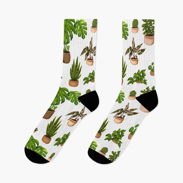 Item preview, House Plants Pattern designed and sold by Kraina.