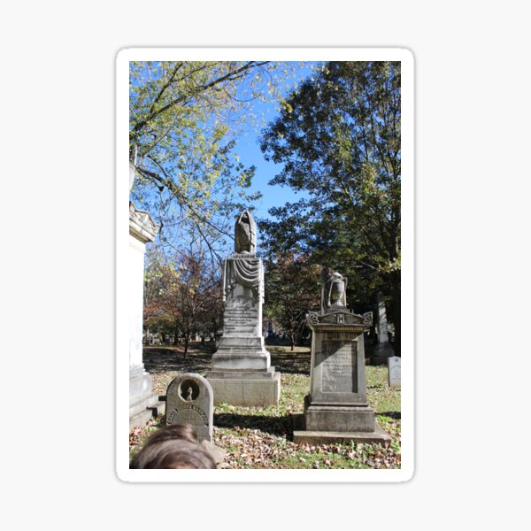 "Ornate Antique Headstones in Huntsville Alabama Cemetery (unedited
