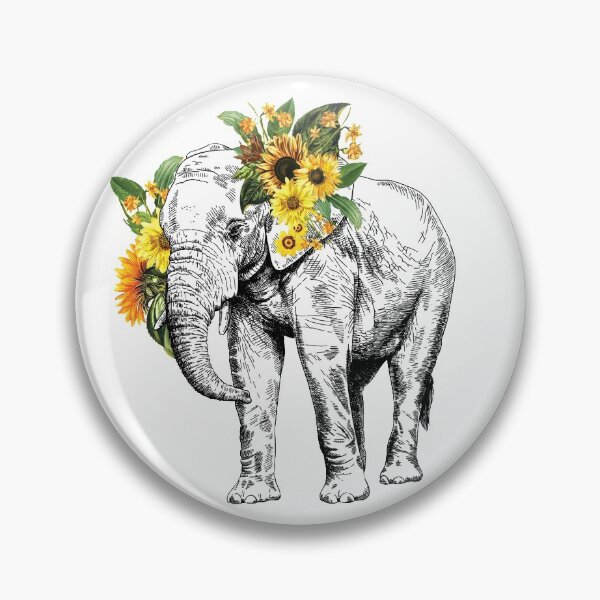 Item preview, Beautiful Sunflower Elephant designed and sold by Lii-Sun.