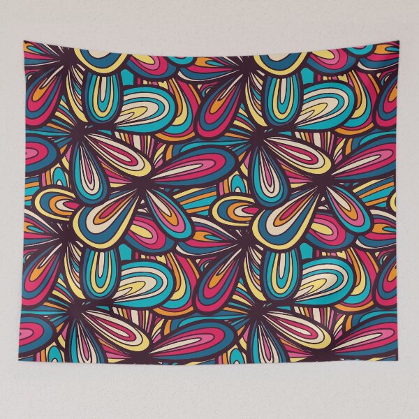 Item preview, Floral Colourful Pattern designed and sold by Mushrankhan.