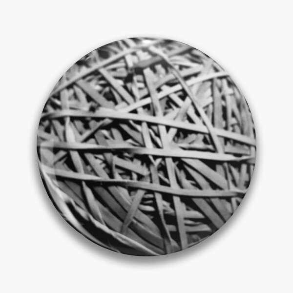 Item preview, Rubber Band Ball in black and white designed and sold by TM Art.
