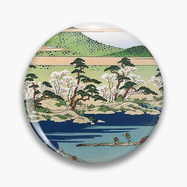 Item preview, Togetsu Bridge at Arashiyama in Yamashiro Province by Katsushika Hokusai designed and sold by Takeda-art.