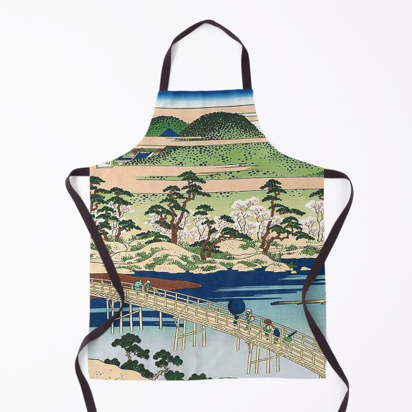 Item preview, Togetsu Bridge at Arashiyama in Yamashiro Province by Katsushika Hokusai designed and sold by Takeda-art.
