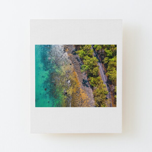 Aerial Photos - Cairns Ellis Beach Wood Mounted Print