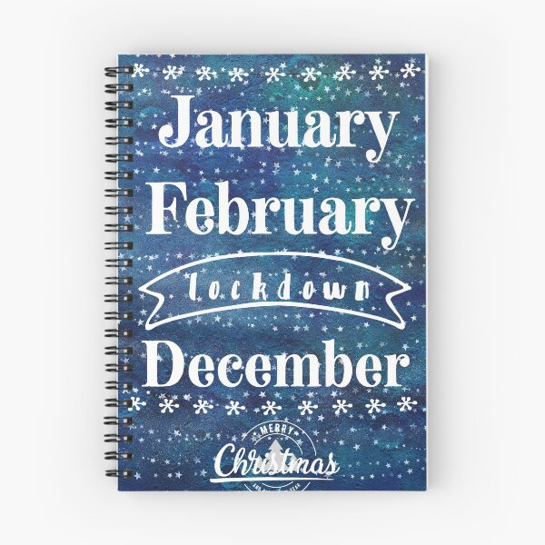 Item preview, January, February, lockdown, December  designed and sold by earthtoaura.