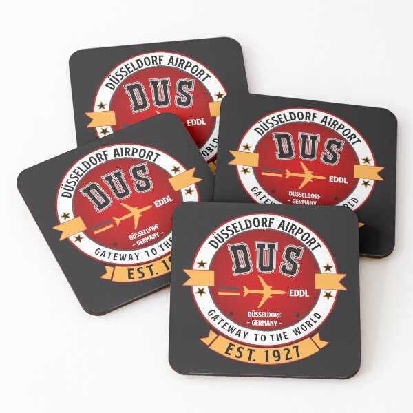 Item preview, DUS Düsseldorf Airport Germany - Vintage Design designed and sold by FouDeeziner.