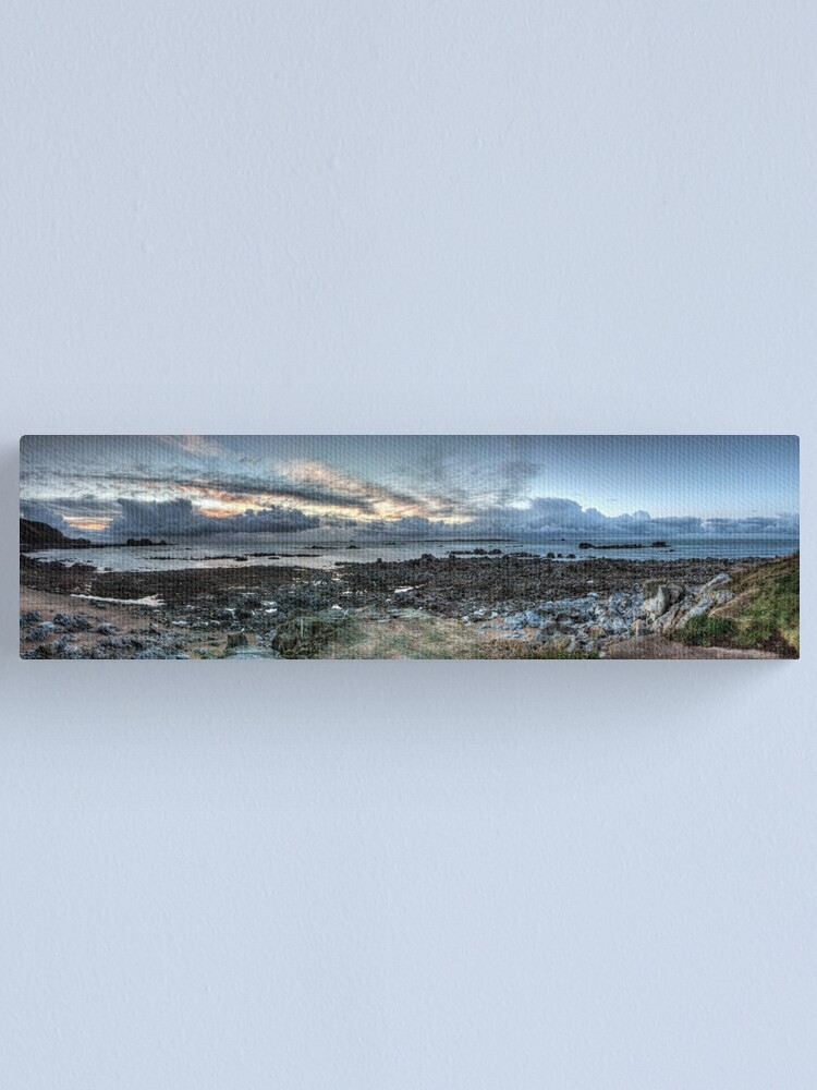 Alternate view of Clonque Bay, Alderney Canvas Print