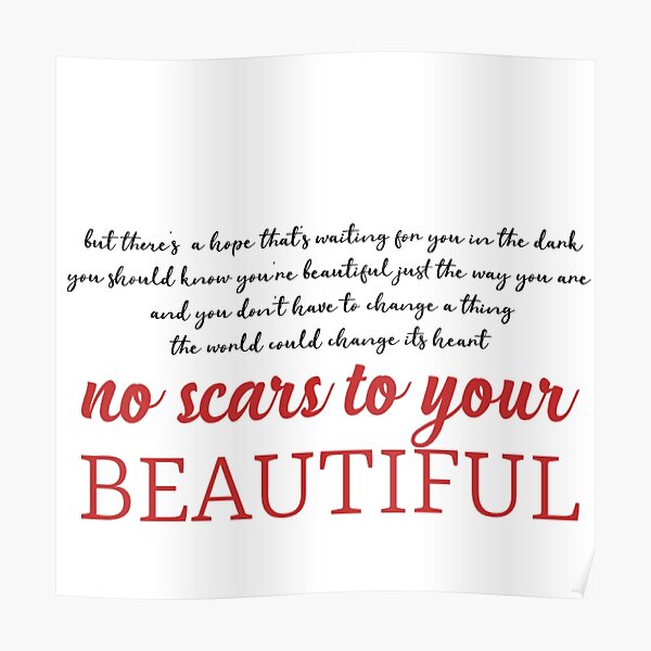 Scars To Your Beautiful Gifts Merchandise Redbubble