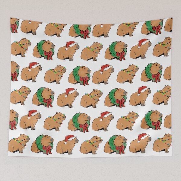 Item preview, Christmas Capybara designed and sold by hazel_333.
