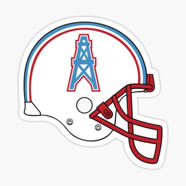 Houston Oilers Helmet Sticker Sticker for Sale by sport-stickers