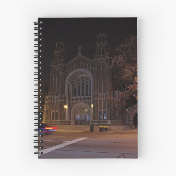 Item preview, NIGHT STREET SCENE IN FRONT OF CHURCH designed and sold by jclegge.