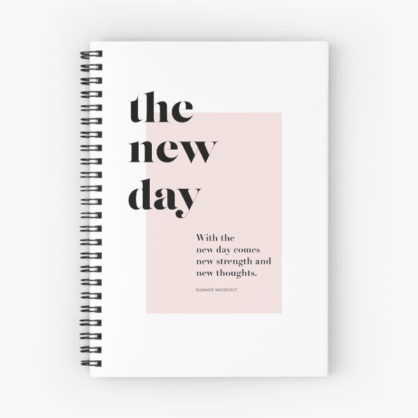 Item preview, With the new day comes new strength and new thoughts. Eleanor Roosevelt designed and sold by The Art of the  Pause.