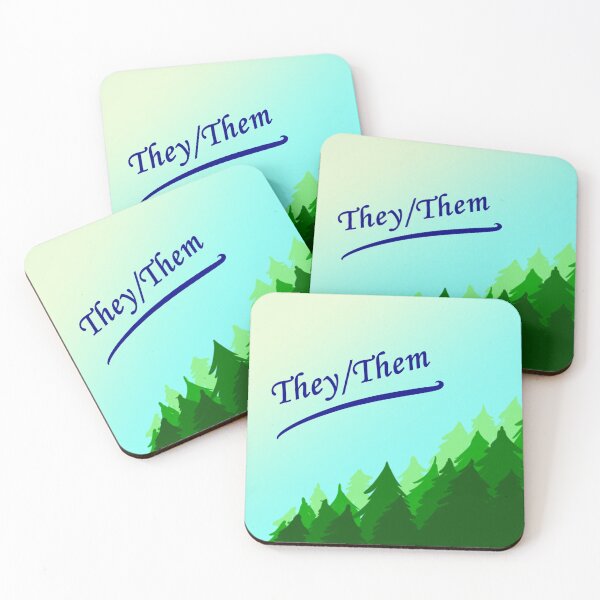 Item preview, They / Them Pronouns designed and sold by chromaticlux.