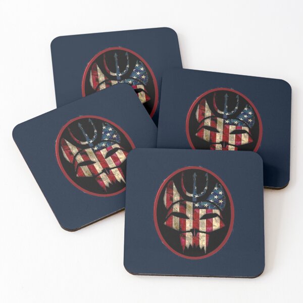Item preview, DISTRESSED USA FLAG BRAVO SEAL designed and sold by THE AMERICAN TEEVANGELIST.