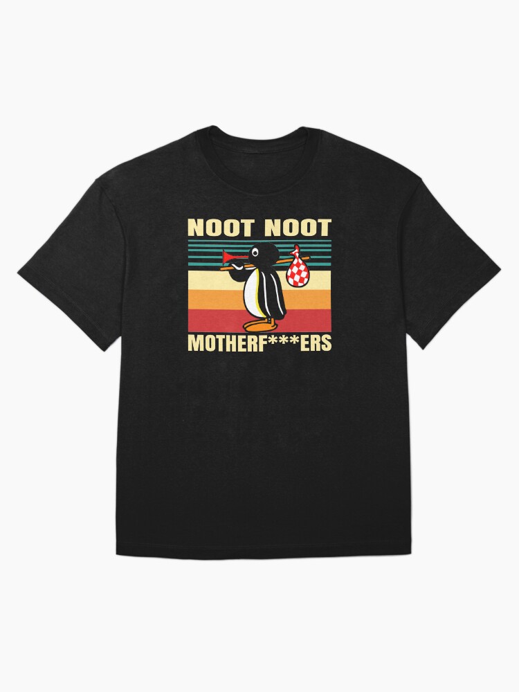 Imagen 3 de 7, Camiseta oversize con la obra Noot Noot Pingu Meme Regalo divertido Noot Noot, diseñada y vendida por Ake10.