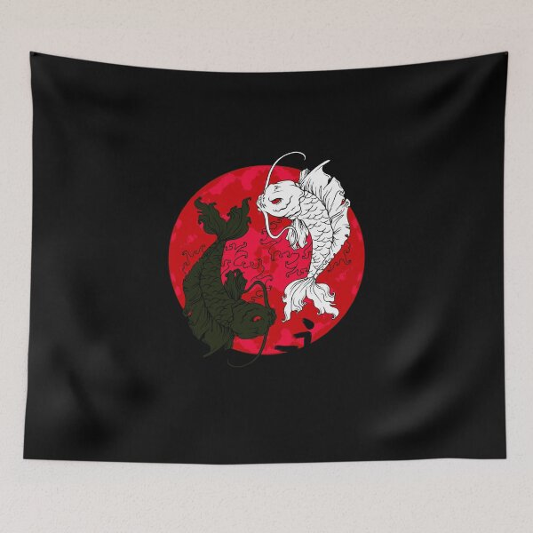 Item preview, Pez Koi Ying Yang en Negro designed and sold by OrganicCharm.