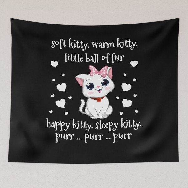 Item preview, Soft Kitty Warm Kitty designed and sold by Annjayy.
