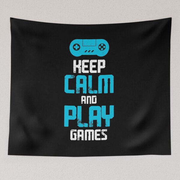 Item preview, Keep Calm and Play Games designed and sold by Color Me F*@k!ng Happy.