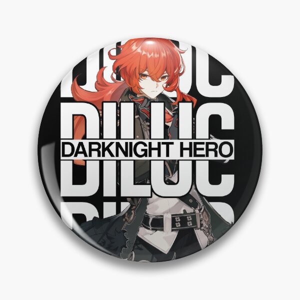 Item preview, DILUC DARKNIGHT HERO Genshin Impact designed and sold by chris28zero.