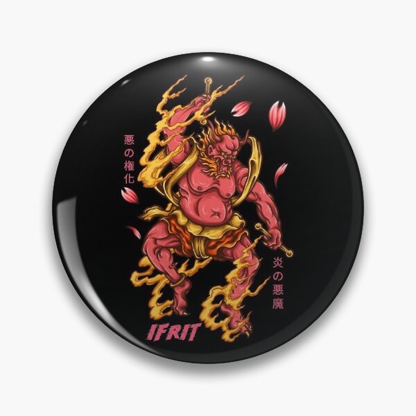 Item preview, Ifrit - Japanese icons designed and sold by ManiaTeec.