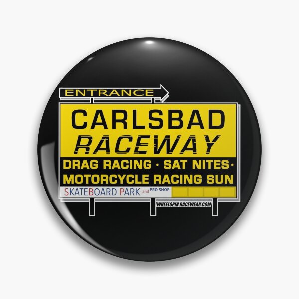 Item preview, Carlsbad Raceway Entry Sign designed and sold by racerspitstop.