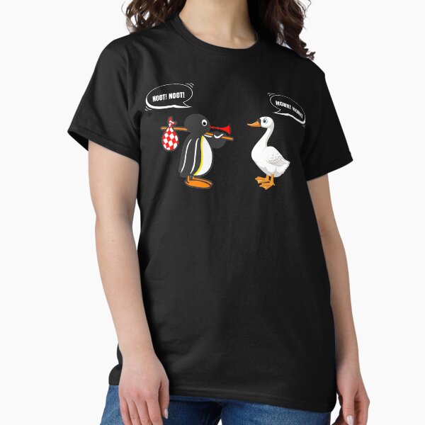 Vista previa del artículo con la obra «Noot Noot Pingu, regalo divertido Noot Noot, Pingu Noot Noot Motherf», diseñado y vendido por Ake10.