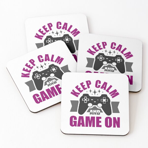 Item preview, Keep Calm and Game On designed and sold by Color Me F*@k!ng Happy.
