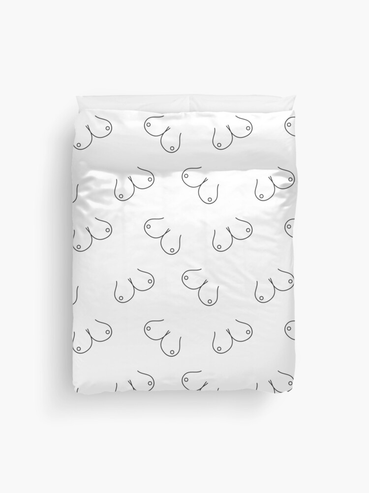 boob duvet cover