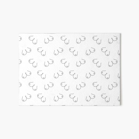 Boobs Art Board Print for Sale by synthesizer