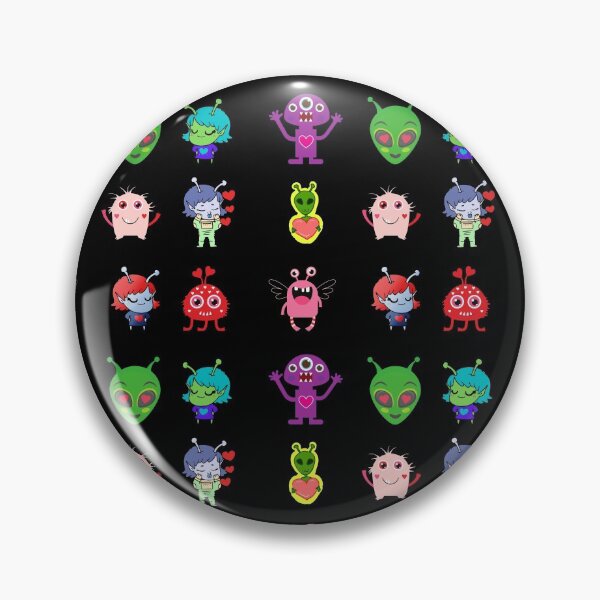 Item preview, Cute Tiny Aliens In Love Sticker Pack, Bee My Valentine 2021, I'm In Love With An Alien designed and sold by Black11Flamingo.