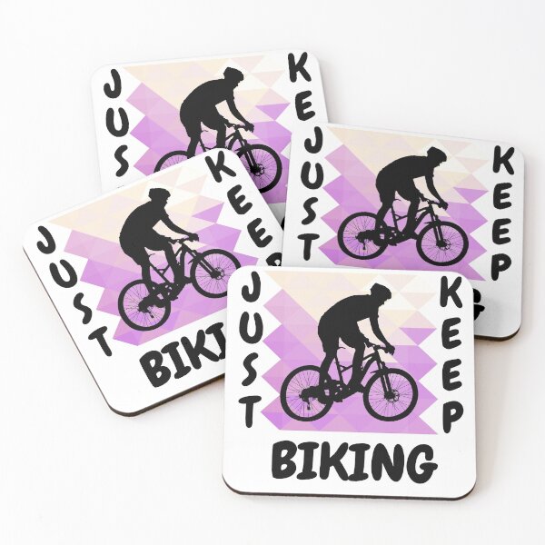 Item preview,  Just Keep Biking designed and sold by Vibing-Right.