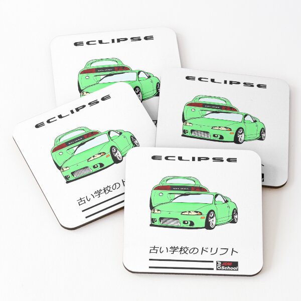 Artikelvorschau, JDM Eclipse Grün entworfen und verkauft von oldschooljdm.