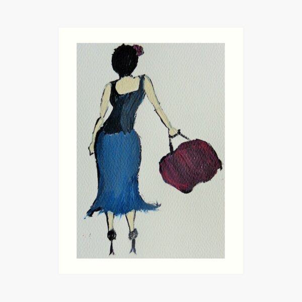 Classy Lady Art Print