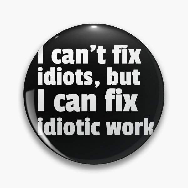 Item preview, fixing Idiotic work designed and sold by CocoAndMore.