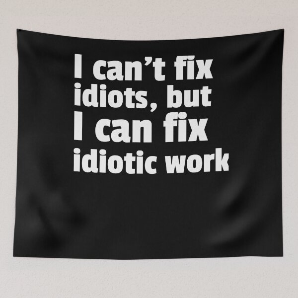 Item preview, fixing Idiotic work designed and sold by CocoAndMore.