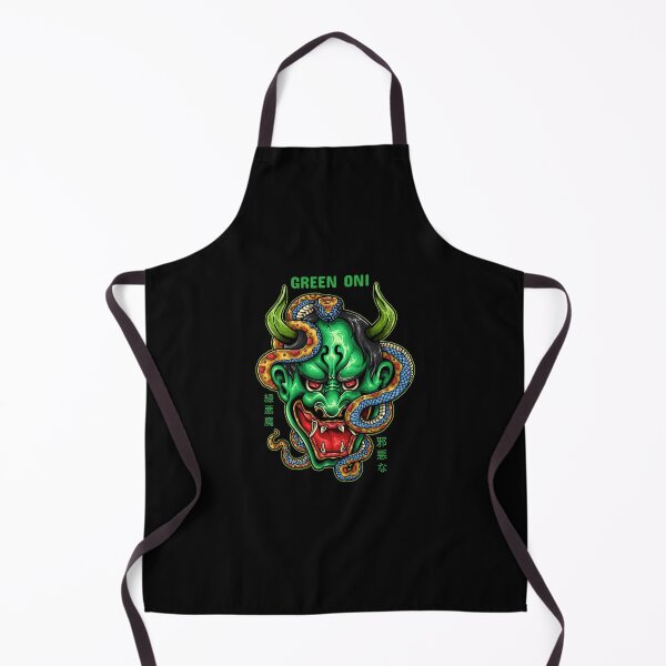 Item preview, Green Oni - Japanese icons designed and sold by ManiaTeec.