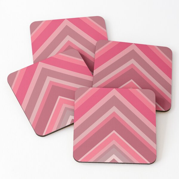 Item preview, Chevron Stripes in Shades of Pink and Mauve designed and sold by squishyrainbow.