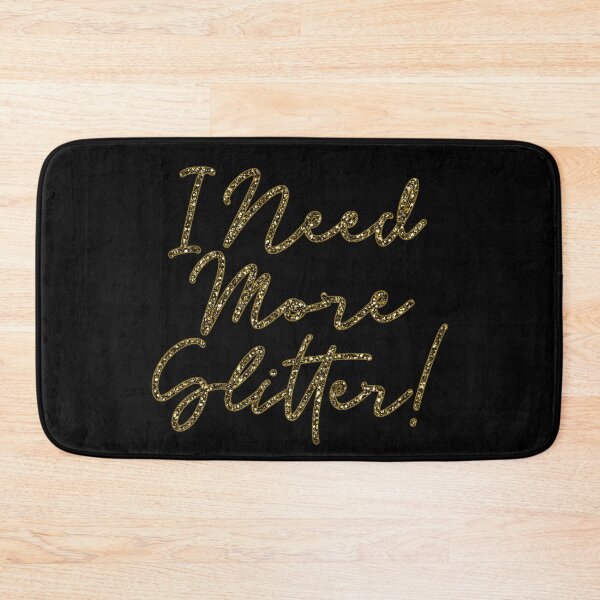 Item preview, I Need More Glitter! Crafter's Lament in Illustrated Glitter designed and sold by Sheila Pressley.